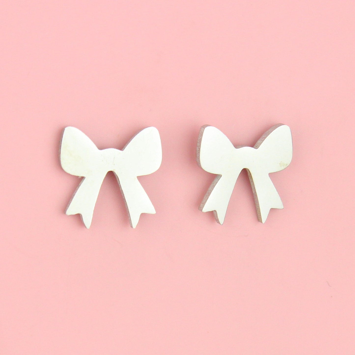 Simple Bow Stud Earrings