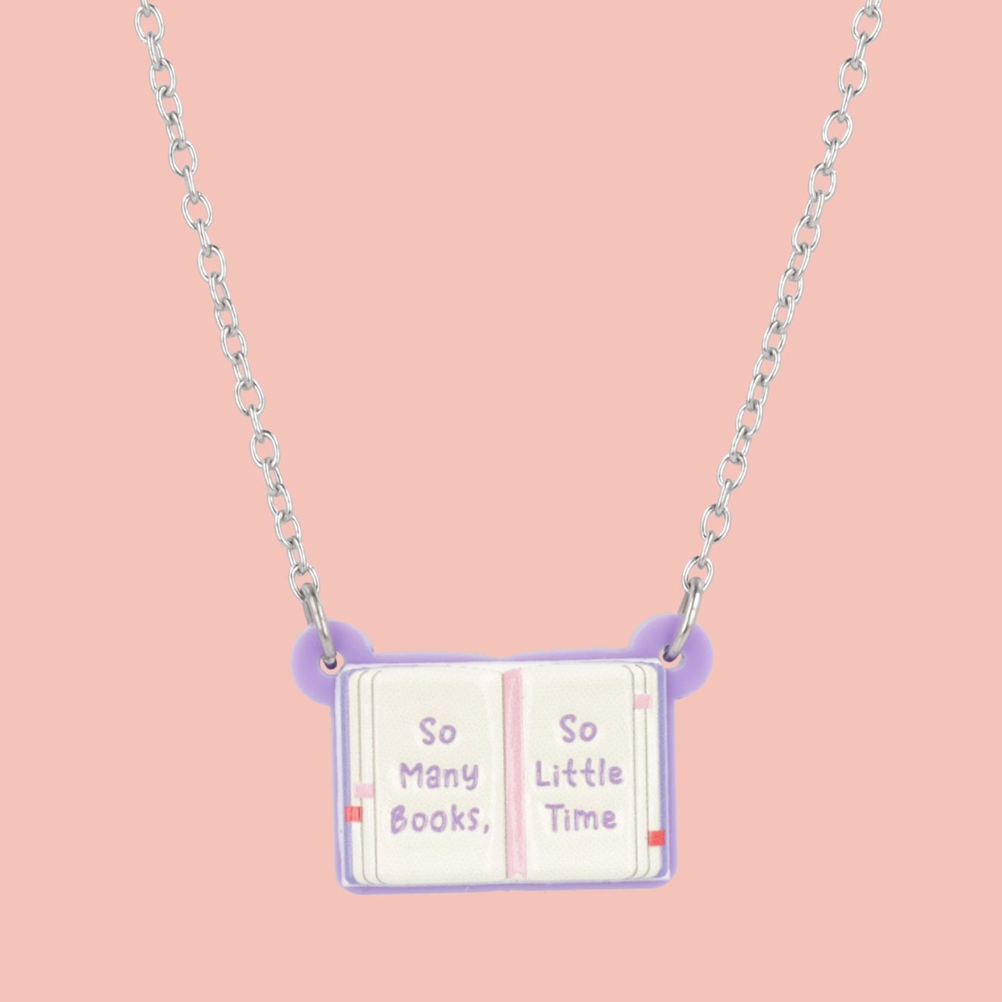 So Many Books Necklace