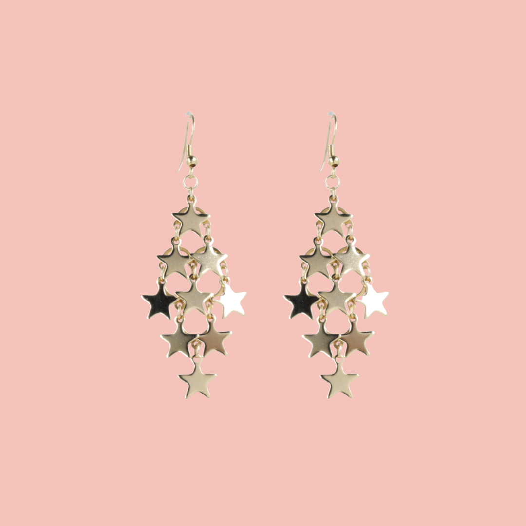 Sky Full Of Stars Earrings (Gold Plated)