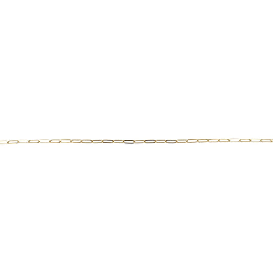 Slim Oval Link Chain (Gold Plated) 18 INCH/45CM