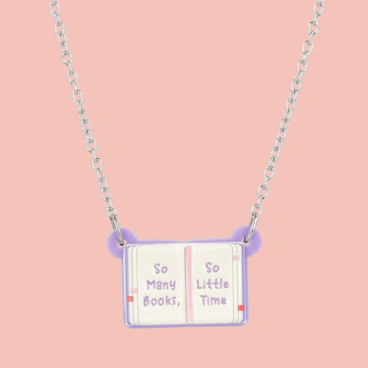 So Many Books Necklace